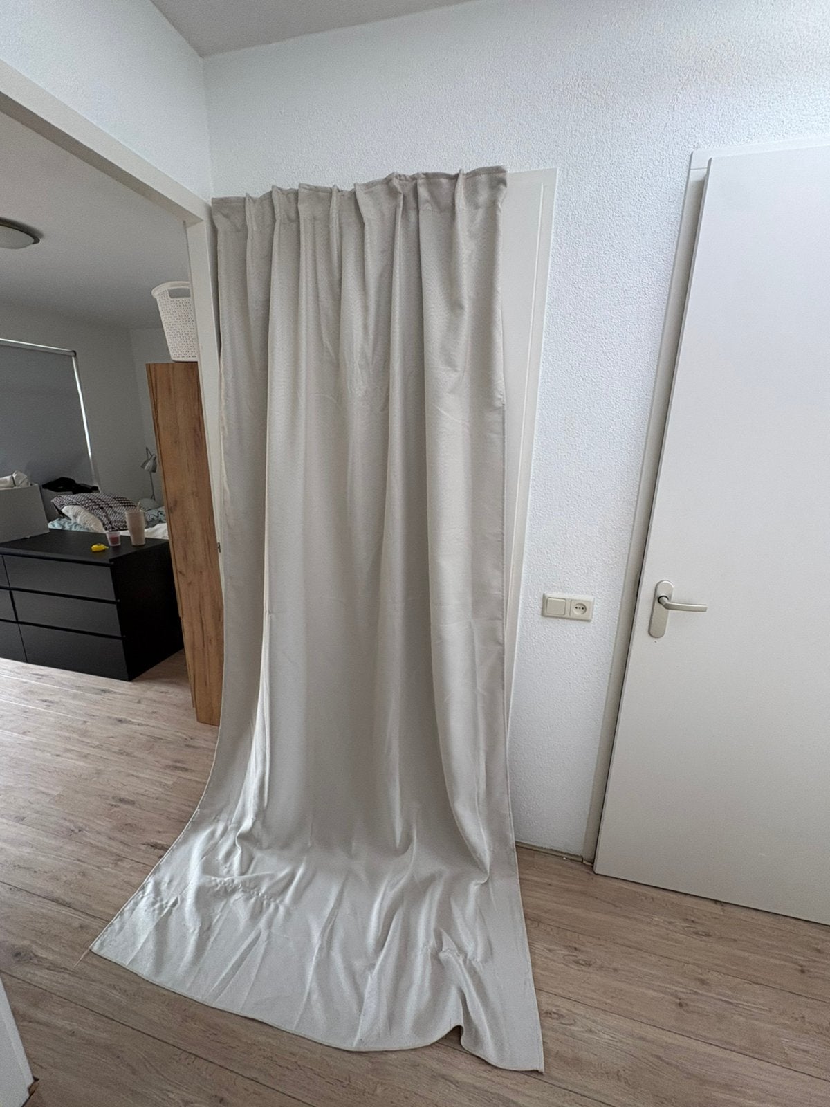 Gordijn - 440 x 265, Met haken, Gebruikt, Gordijn, Ophalen