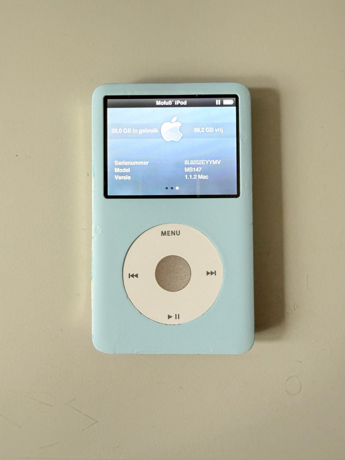 iPod Classic 80gb - 6e gen- Nieuwe accu, gepolijste backplat, 40 GB en meer, Gebruikt, ., Ophalen of Verzenden