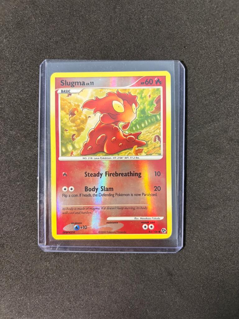 Pokemon card Slugma 83 - Great Encounters - Pokemon TCG, Ophalen of Verzenden, Zo goed als nieuw, Losse kaart