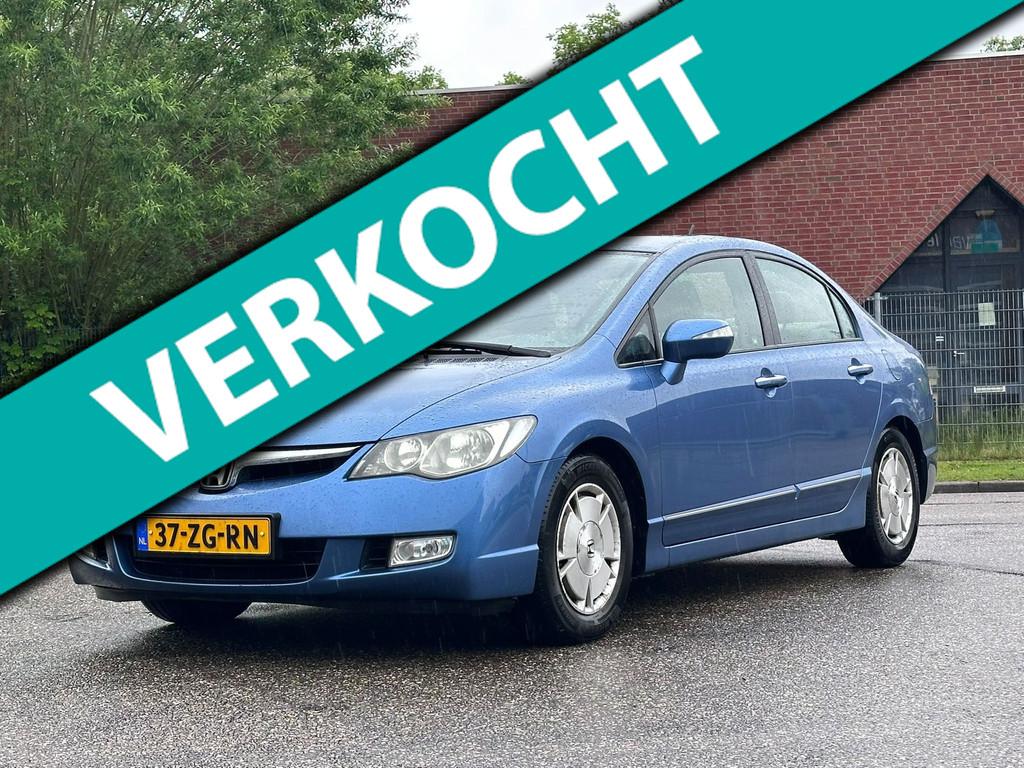 Honda Civic 1.3 Hybrid Comfort Automaat*Stoelverwarming*Crui, Gebruikt, Blauw, Origineel Nederlands, Bedrijf