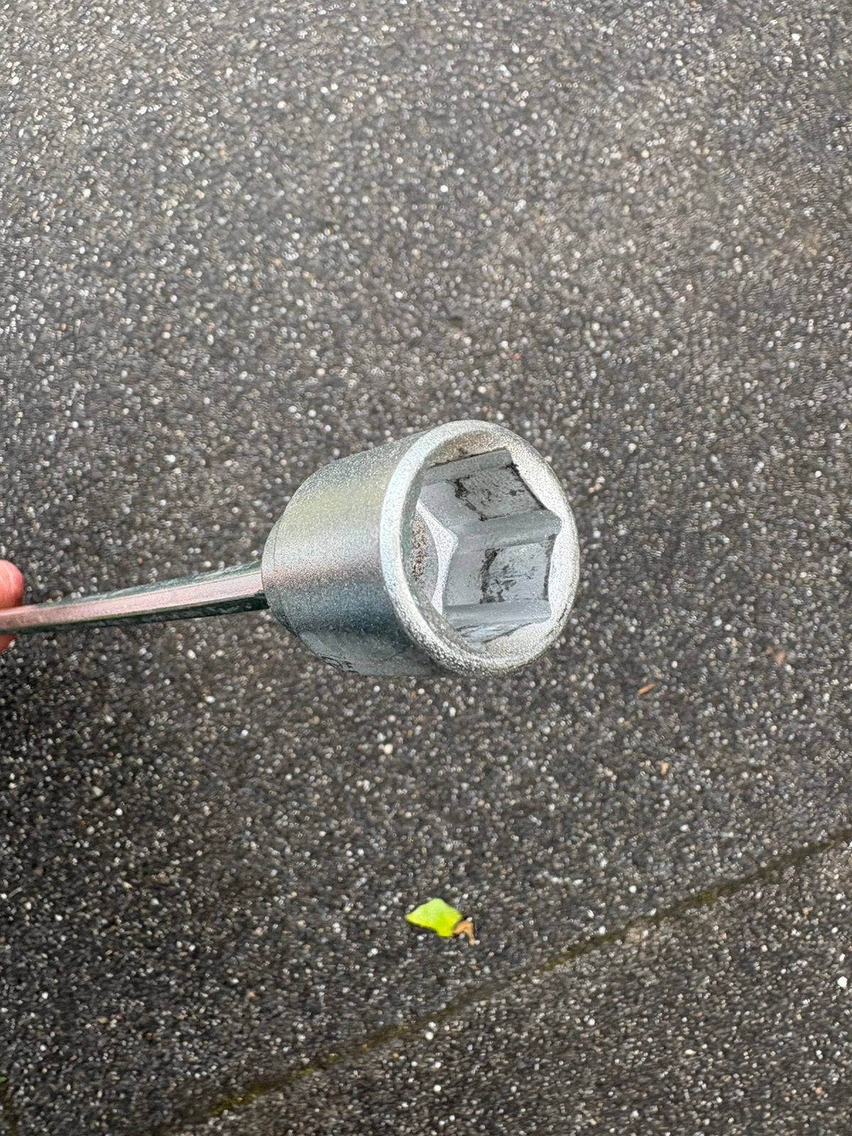Pootuitdraaisleutel 38 cm x 19 mm, Caravans en Kamperen, Ophalen, Zo goed als nieuw
