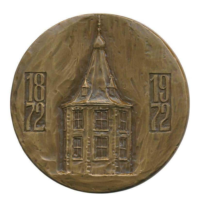 Nederland Thorbecke 100 jaar later penning 1972, Ophalen of Verzenden, Overige materialen, Nederland