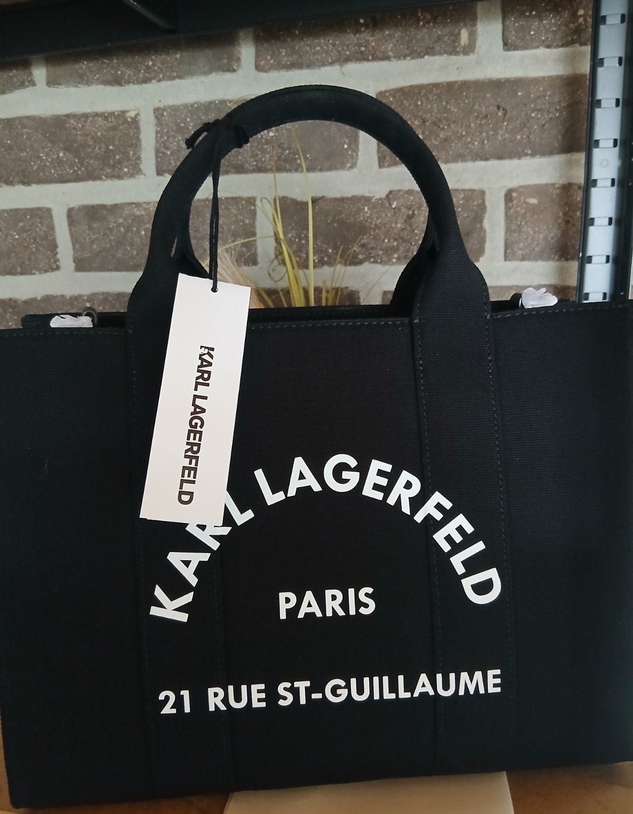Karl Lagerfeld handtas, Ophalen of Verzenden, Zwart, Handtas