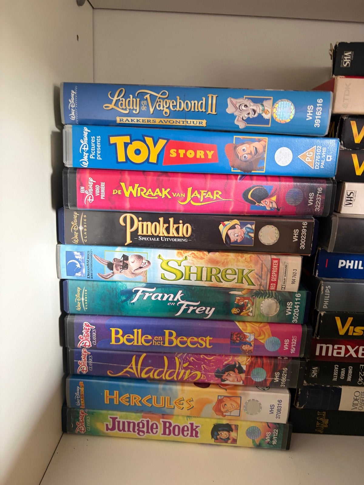 Videobanden klassieke Disney films en meer (VHS), Gebruikt, Alle leeftijden, Kinderfilm, VHS