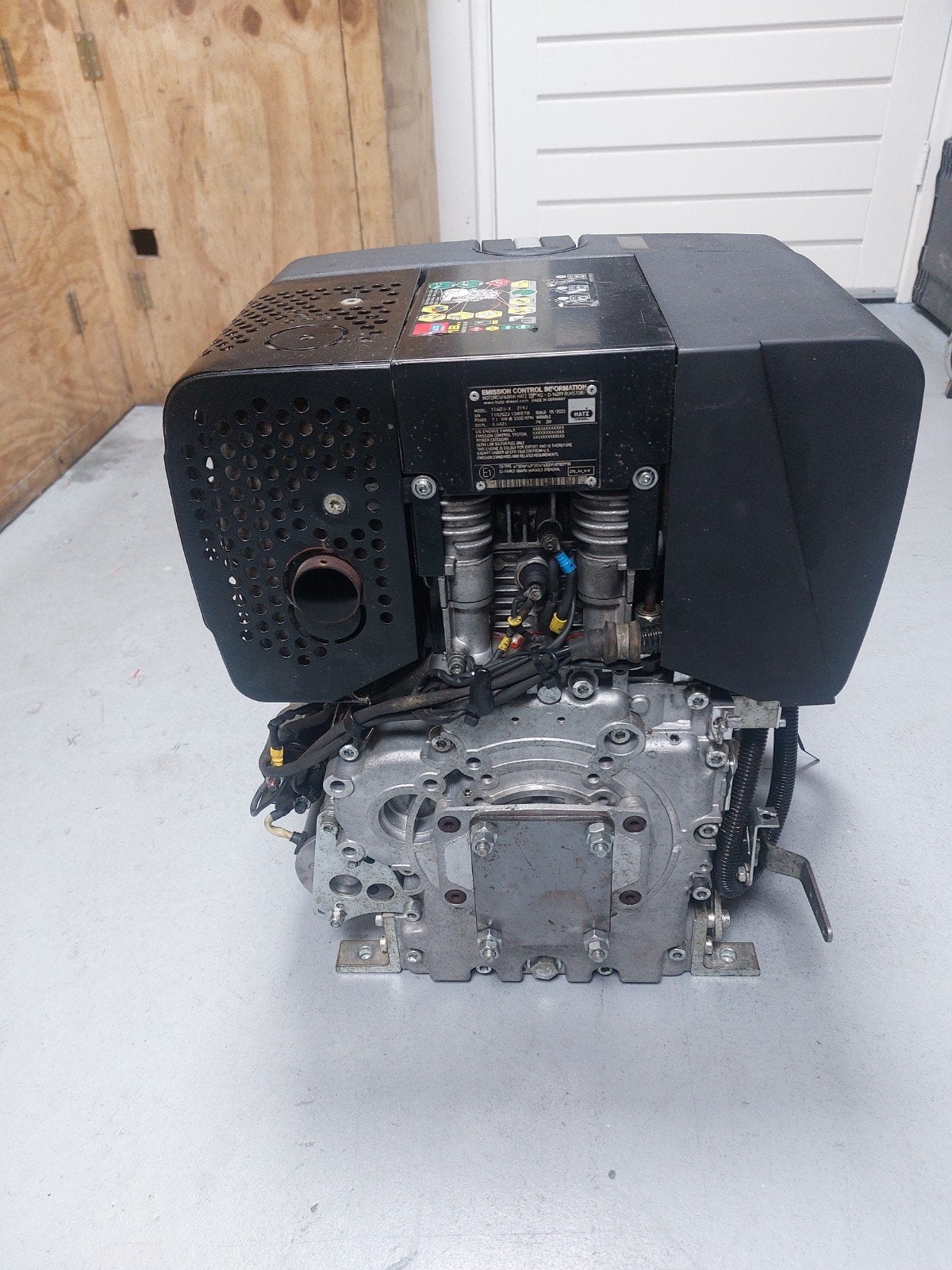 Hatz 1B40U-X 219J Dieselmotor, Ophalen, Gebruikt, Overige soorten, Hatz 1B40