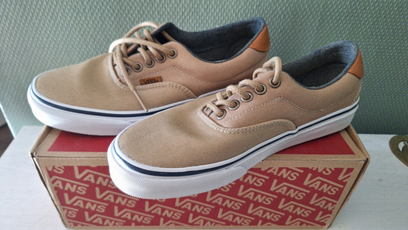 Nieuwe Vans Era 59 C&L Khaki maat 38,5 (Deadstock), Bruin, Nieuw, Ophalen of Verzenden, Sneakers of Gympen