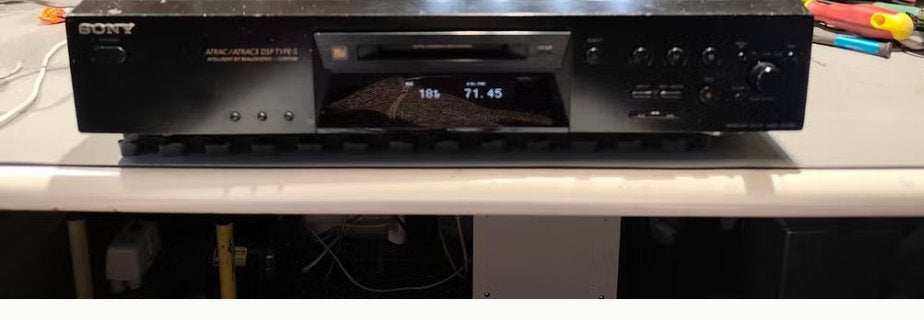 Sony MiniDisc-recorder MDS-JE480 - ATRAC/ATRAC3 DSP Type-S, Ophalen of Verzenden, Minidisc-recorder