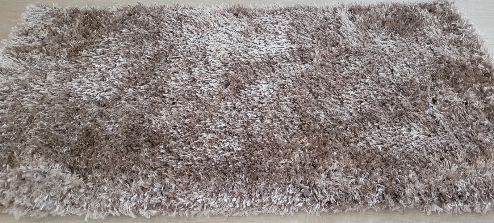 Vloerkleed Brilliant Taupe 60x110 superzacht nieuw!, 100 tot 150 cm, Nieuw, Superzacht kwaliteit comfortabel gezellig warm, Rechthoekig