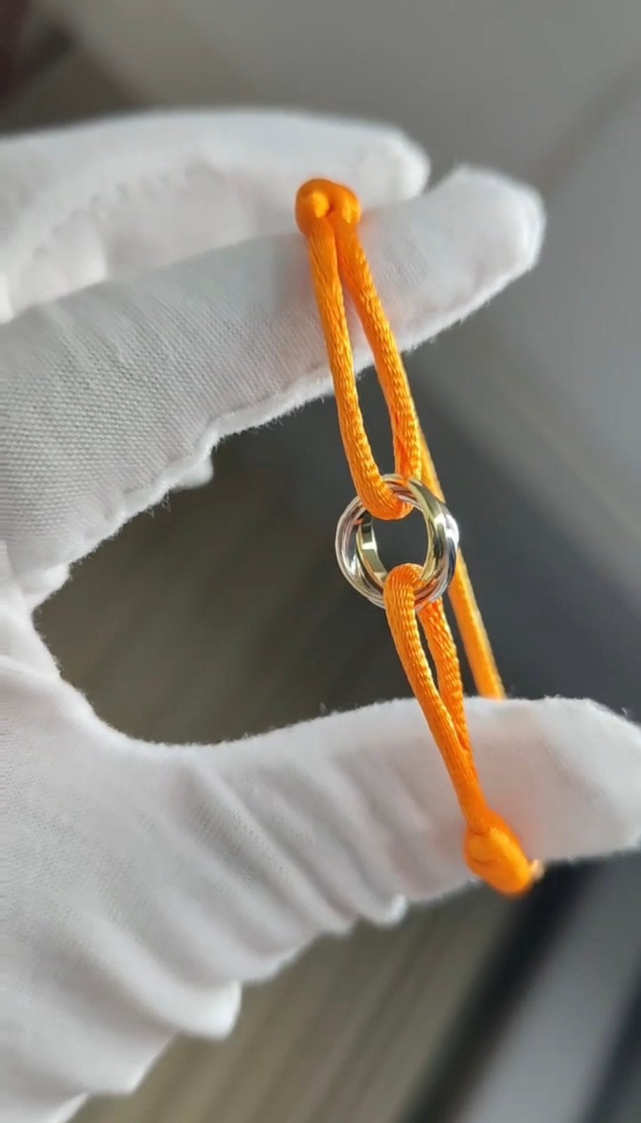 Cartier trinity vgold, Ophalen of Verzenden, Zo goed als nieuw, Overige kleuren, Zilver