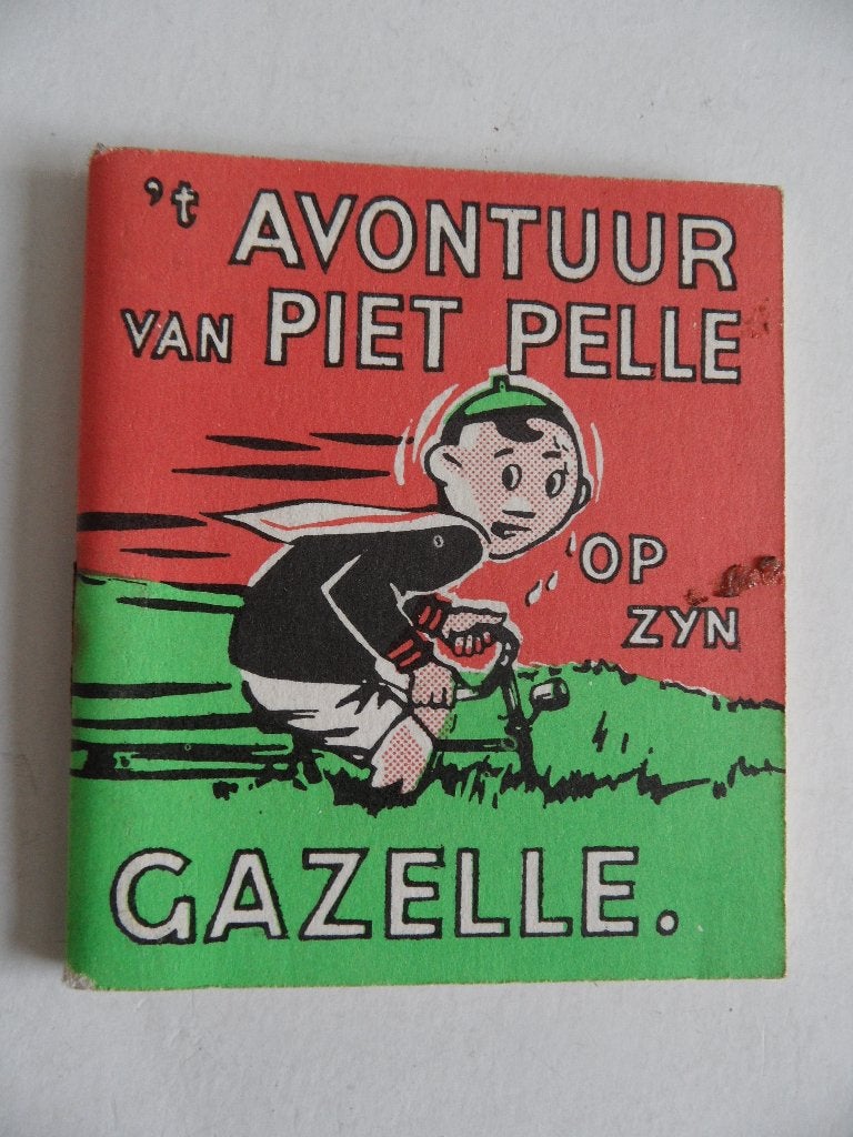 Piet Pelle Gazelle kinderfietsen 1964 stripboekje, Verzamelen, Merken en Reclamevoorwerpen, Verzenden, Zo goed als nieuw, Gebruiksvoorwerp