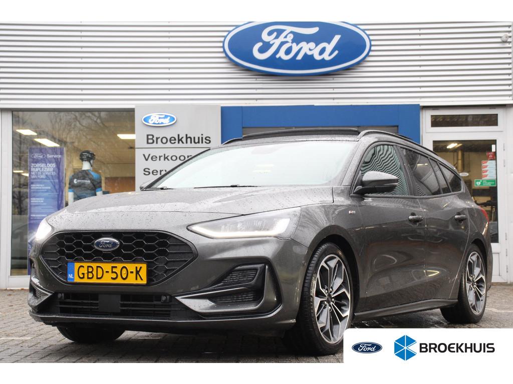 Ford Focus Wagon 1.0 EcoBoost Hybrid ST Line X, Auto's, 12 maanden, Gebruikt, Origineel Nederlands, Handgeschakeld