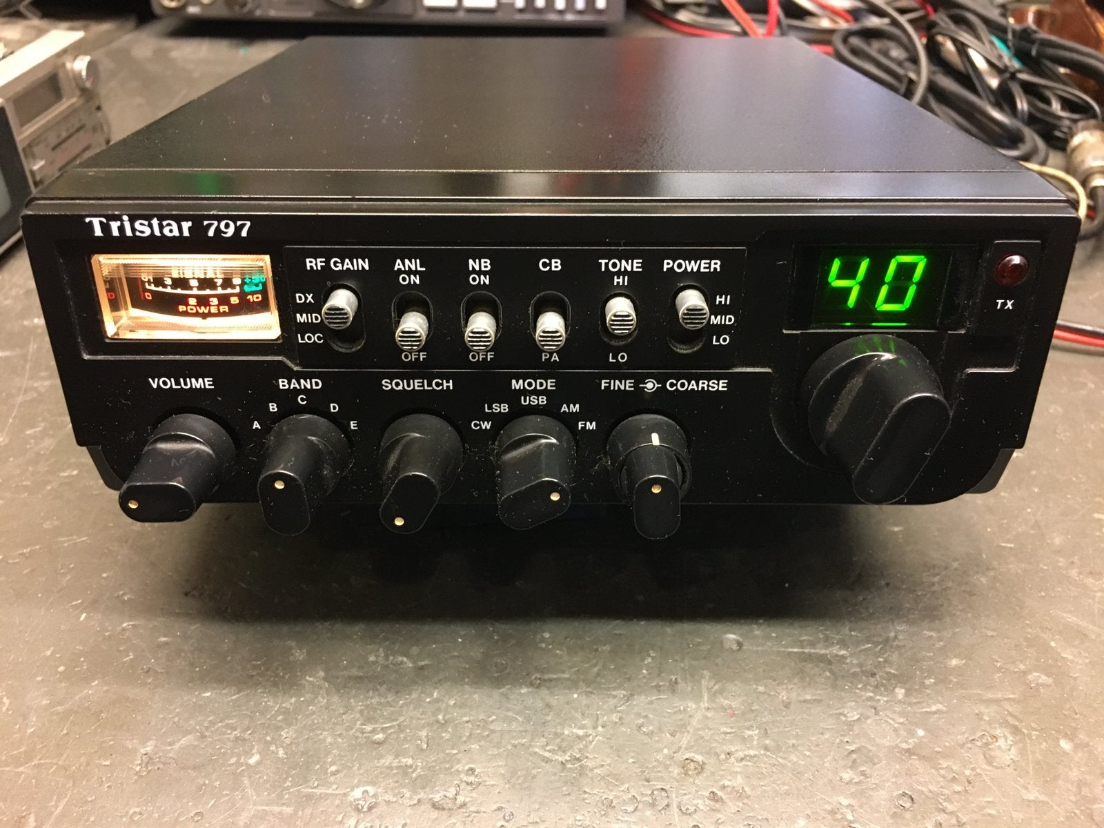27 mc tristar 797 allmode 200 ch pr incl vzk, Telecommunicatie, Ophalen of Verzenden, Zender en Ontvanger
