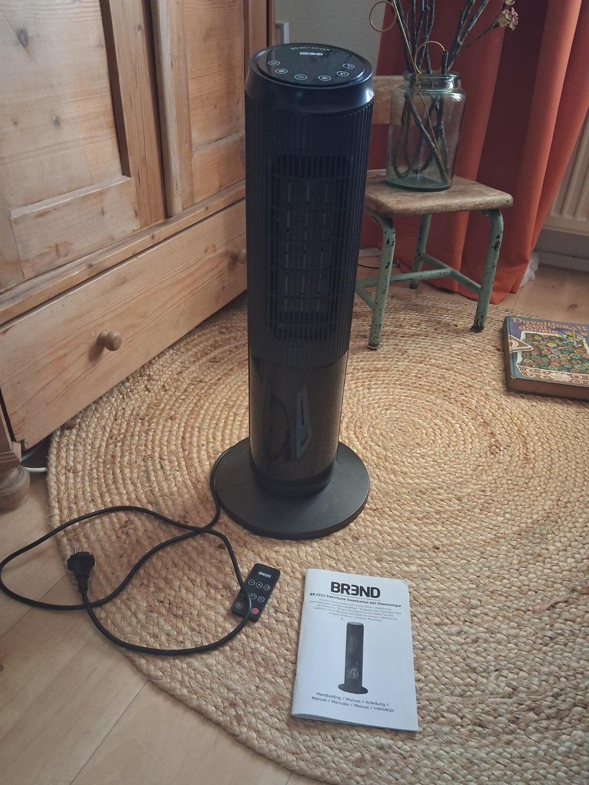 Elektrische kachel met bijna echte sfeerhaard, Huis en Inrichting, Kachels, Ophalen, Zo goed als nieuw, Elektrisch, Overige soorten