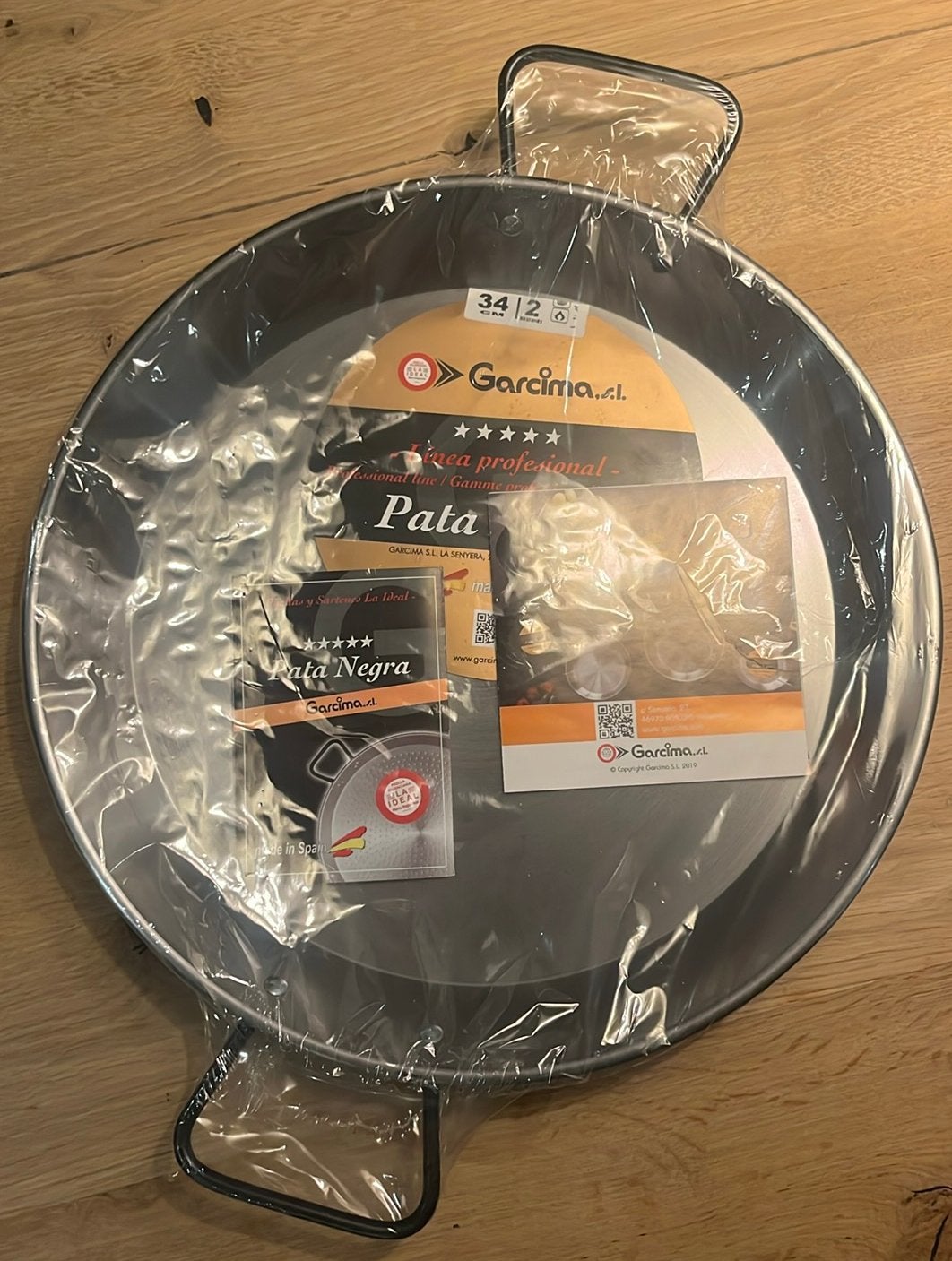 Paella pan Garcima, Overige typen, Nieuw, Ophalen of Verzenden, Rvs