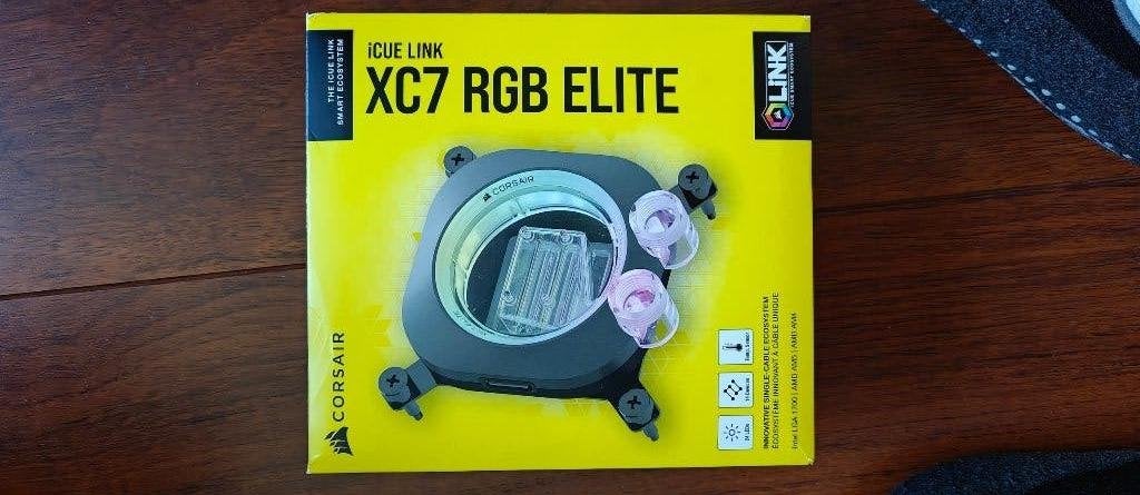 Corsair XC7 CPU waterblock, Computers en Software, Ophalen of Verzenden, Zo goed als nieuw, Luchtkoeling