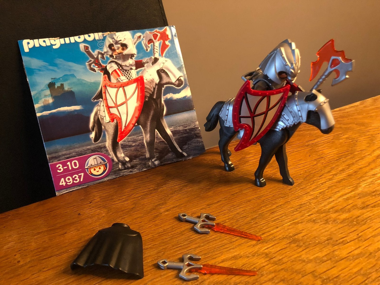 Playmobil 4937 cavaleriesoldaat met wapenarsenaal, Kinderen en Baby's, Complete set, Overige typen, Ophalen of Verzenden, Zo goed als nieuw