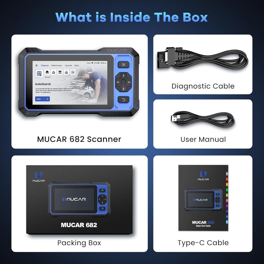MUCAR 682 AI-ondersteunde OBD2 Scanner, Ophalen of Verzenden, Zo goed als nieuw, Support@mythinkcar.com, THINKCAR HONGKONG LIMITED Room 1602, 16/F, Yan Wing Commercial Building, 9 Irving Street, Causeway Bay, Hong Kong Island, 999077, Hong Kong (SAR)