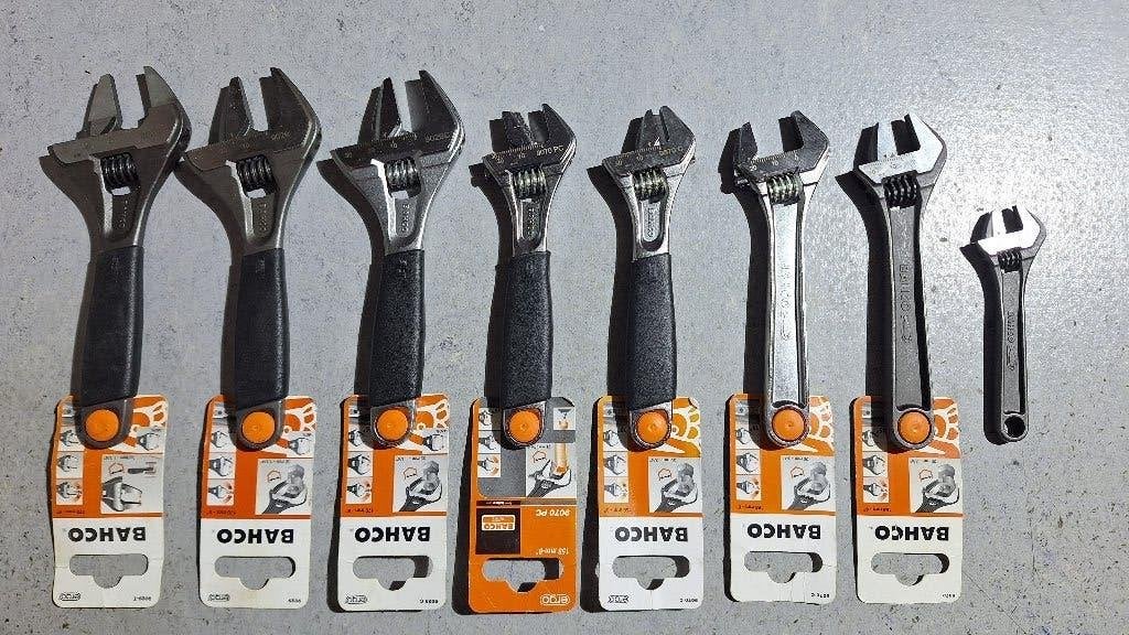 Partij Bahco Moersleutels Platte, Omkeerbare, Verchroomde, Auto diversen, Autogereedschap, ., Nieuw, Ophalen of Verzenden, .