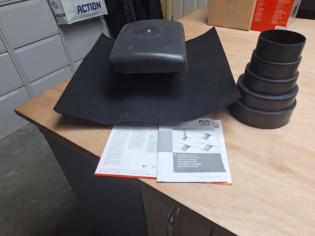 Ubbink universeel ontluchtingpan, Afvoer, Pvc, Nieuw, Ophalen of Verzenden