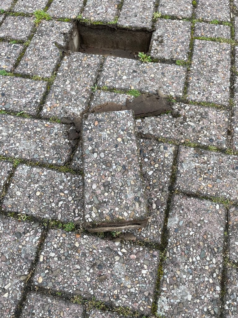 Partij gebruikte Betonklinkers, Heide, BKK, 8cm, Ophalen, Gebruikt, Klinkers, 10 m² of meer