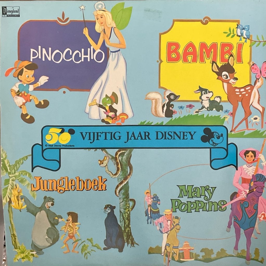 Walt Disney - 50 Jaar Disney, Gebruikt, 6 tot 9 jaar, Ophalen of Verzenden, Verhaal of Sprookje