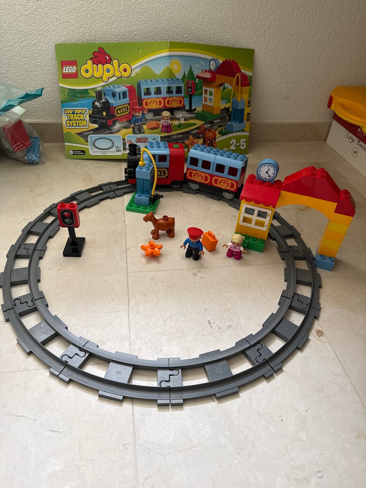 Lego Duplo Trein (Set 10507), Ophalen, Gebruikt, Compleet, Duplo