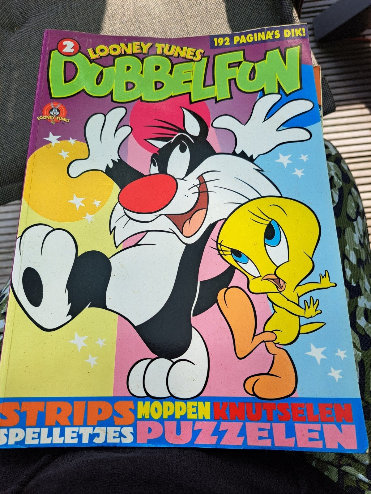 Looney Tunes Dubbelfun 2 - Strips, spelletjes, knutselen, Boeken, Stripboeken, Eén stripboek, Ophalen of Verzenden, Gelezen, Warner Bros.