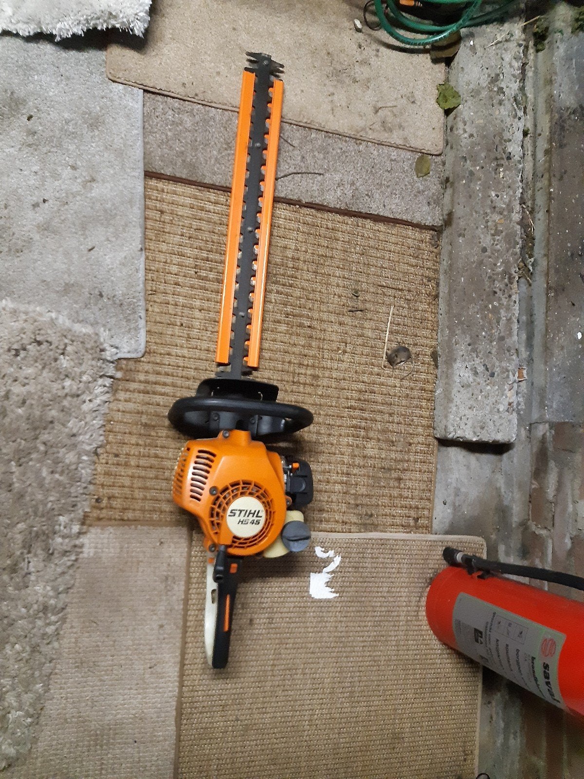Stihl HS45 heggenschaar, Tuin en Terras, Ophalen, Gebruikt, Benzine