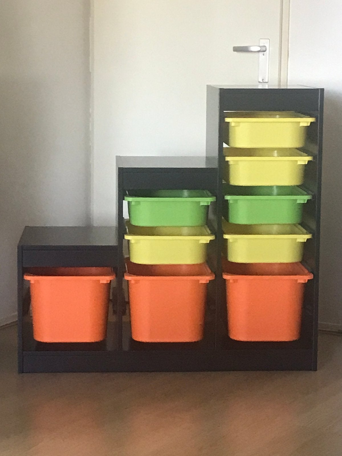 Ophalen IKEA Trofast compleet 9 bakken  tot zaterdag ophalen, Ophalen, Minder dan 50 cm, 5 laden of meer, Zo goed als nieuw
