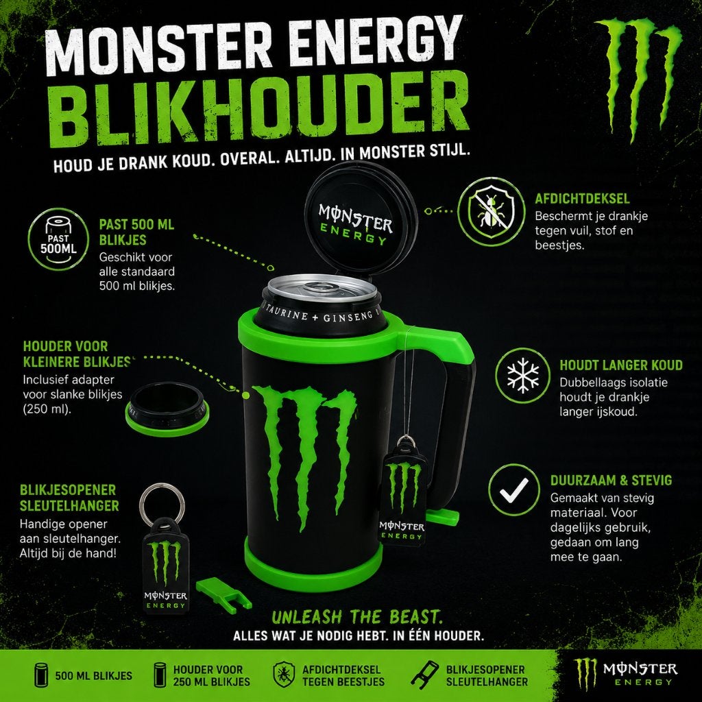 Monster Energy Houder, Ophalen of Verzenden, Nieuw, Frisdrank, Overige merken