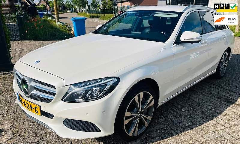 Mercedes-Benz C-klasse Estate 350 e Lease Edition, Automaat, Achterwielaandrijving, Gebruikt, Wit