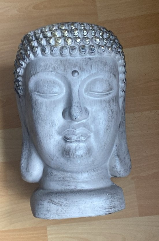 Boeddha Bloempot, Rond, Ophalen of Verzenden, Aardewerk, Minder dan 40 cm