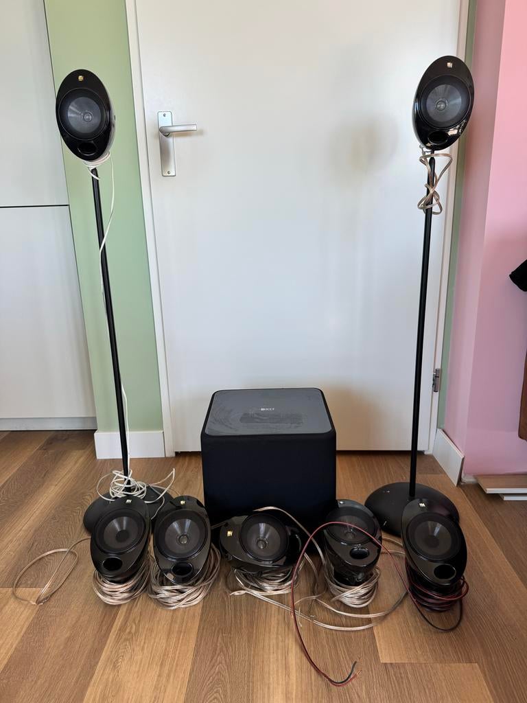 Kef HTS 2001 Home Cinema Set 7.1, 7.1-systeem, Gebruikt, 70 watt of meer, Ophalen