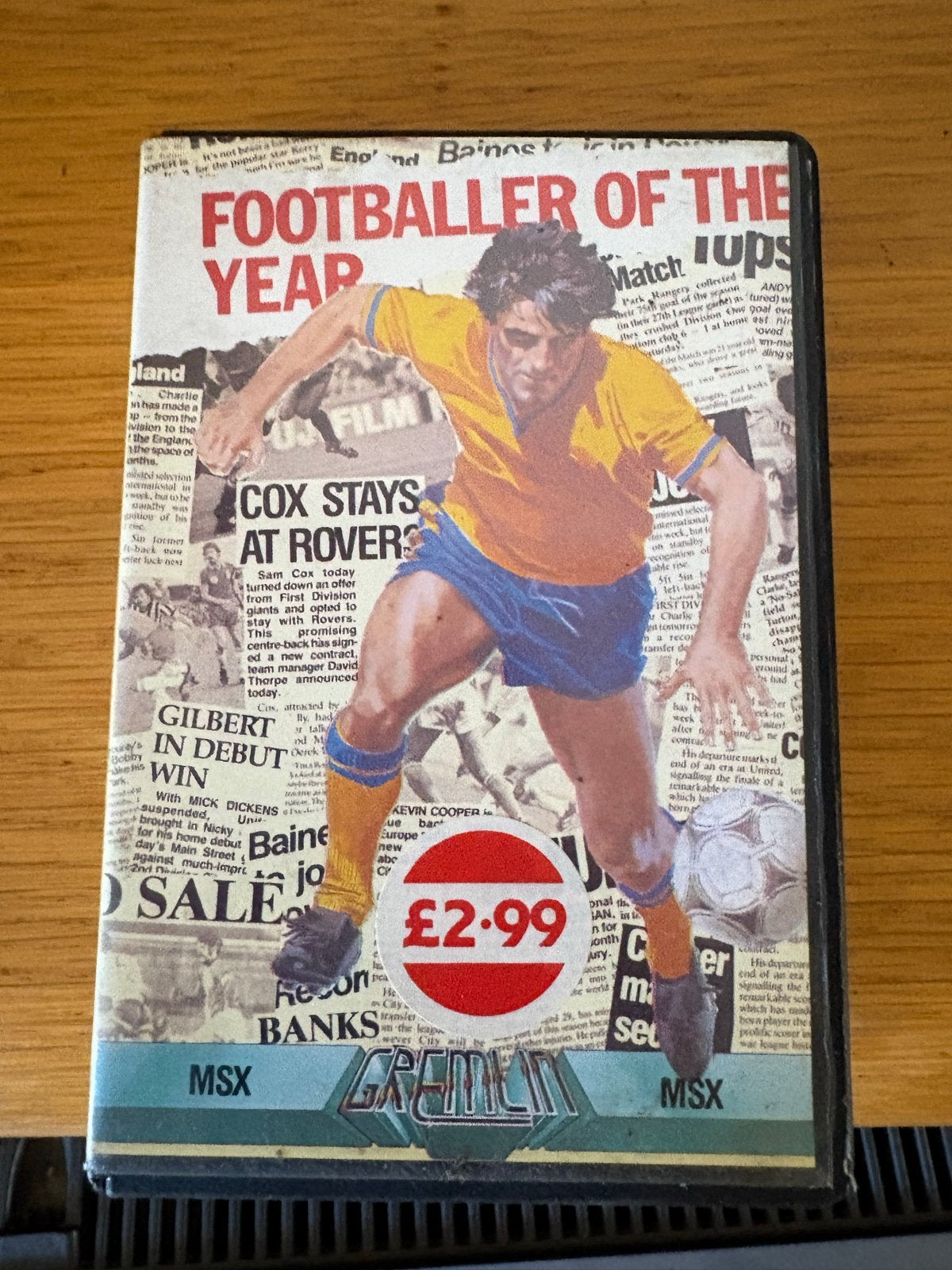 Footballer of the Year MSX - Vintage Voetbal Simulatie, Ophalen, Gebruikt, 1 speler, Vanaf 3 jaar