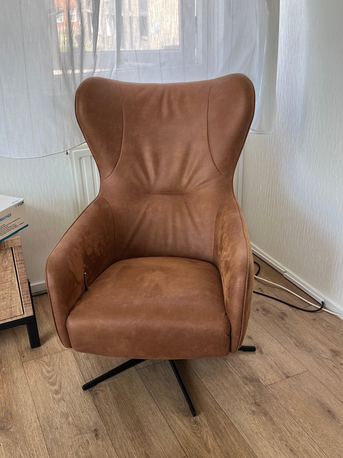 Comfortabele bruine fauteuil - Zo goed als nieuw, Huis en Inrichting, Stoelen, Bruin, Ophalen of Verzenden, Zo goed als nieuw