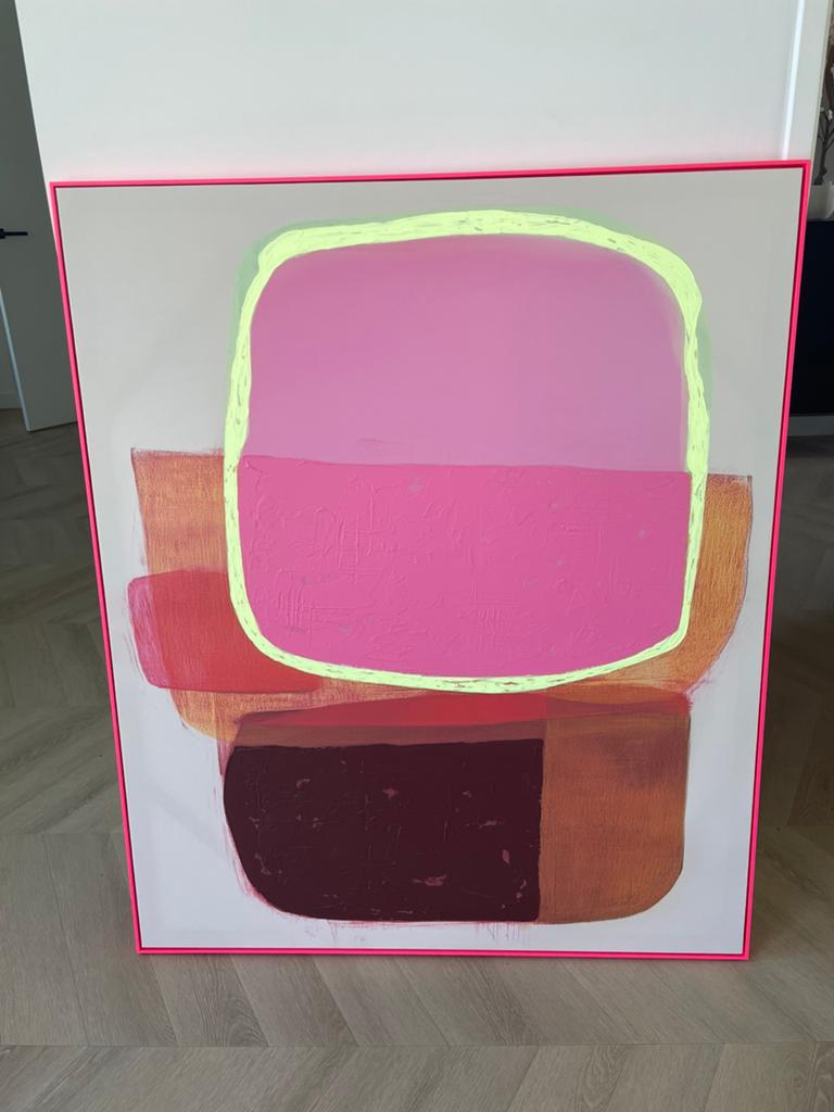Luminious pop schilderij - Fonq, Ophalen of Verzenden