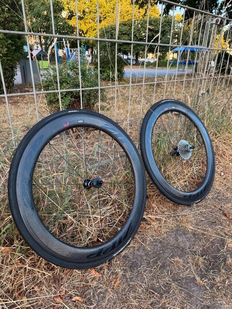 ZIPP 404 Firecrest carbon wielset clincher velgrem, Ophalen of Verzenden, Zo goed als nieuw, Carbon