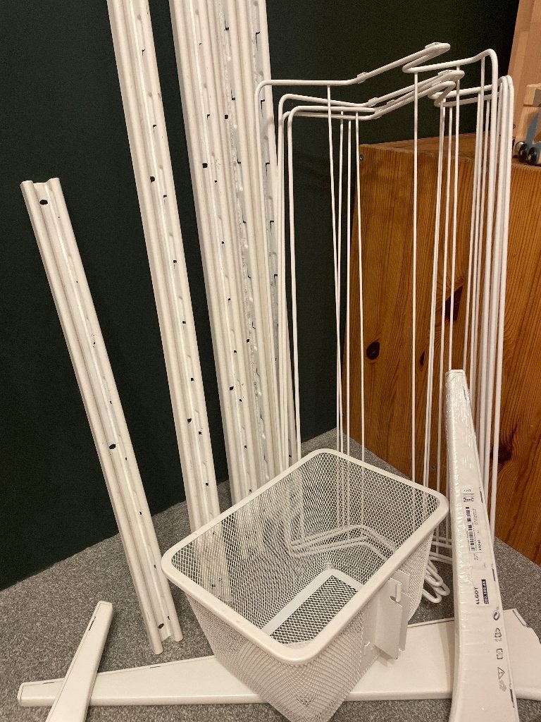 Algot onderdelen van het IKEA systeem, Ophalen, Gebruikt