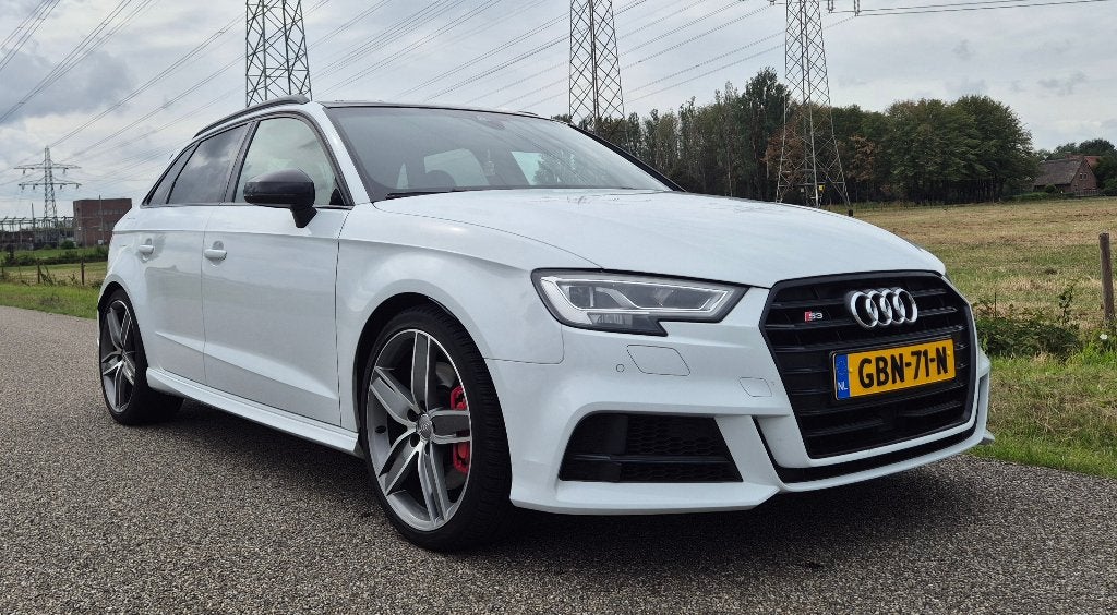 Audi S3 2.0 TFSI Quattro sportback 2017 310pk, Auto's, Automaat, 15 km/l, 1440 kg, Zwart