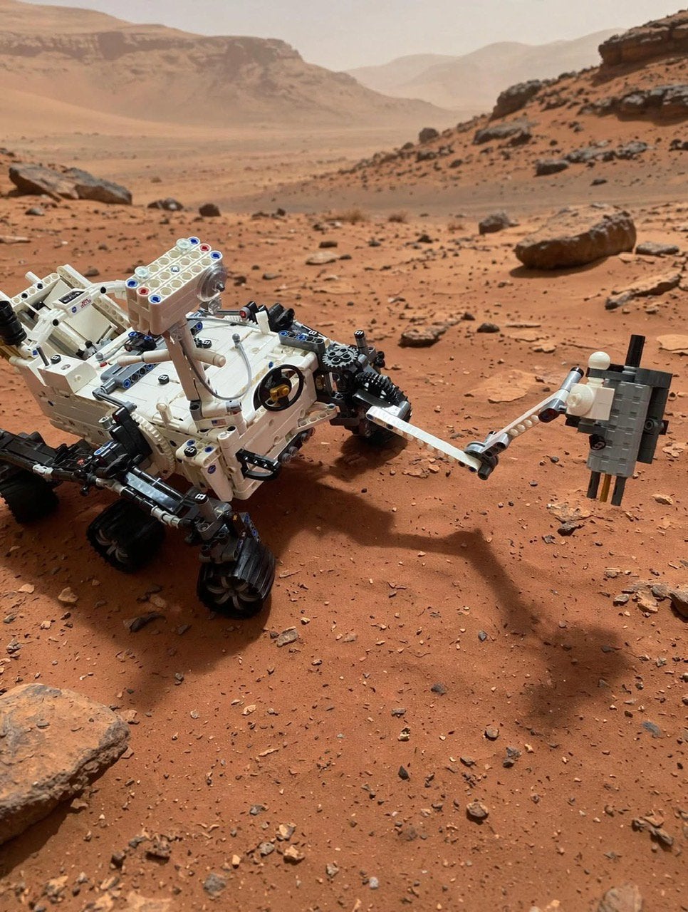 Lego NASA mars rover perseverance model 42158
