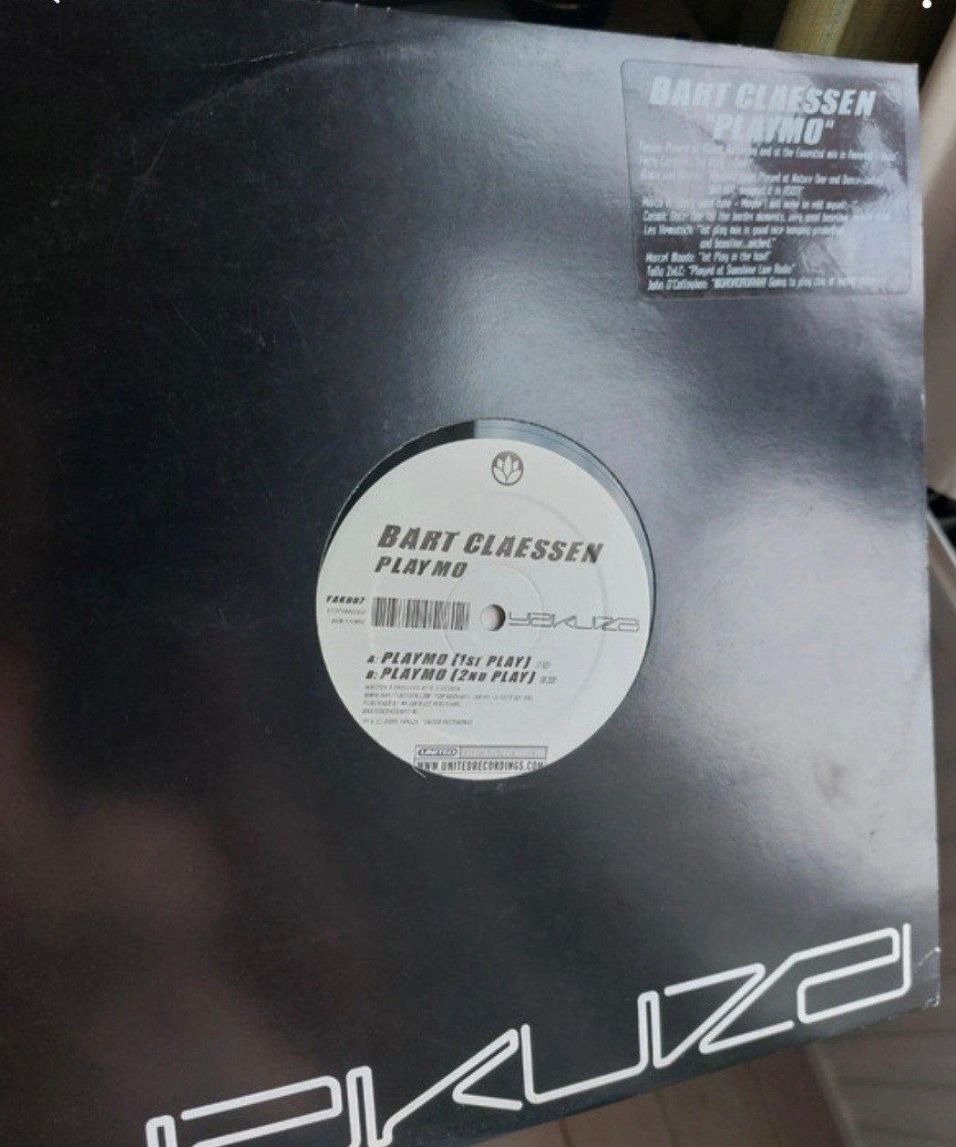 Bart Claessen - Playmo (Vinyl Single), Cd's en Dvd's, Ophalen of Verzenden, Gebruikt, Overige formaten, Trance