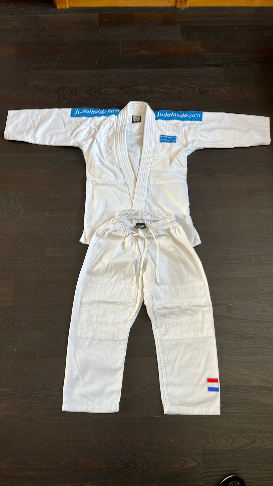 Judopak voor kinderen, maat 130, Maat XS of kleiner, Judo, Vechtsportpak, Ophalen of Verzenden