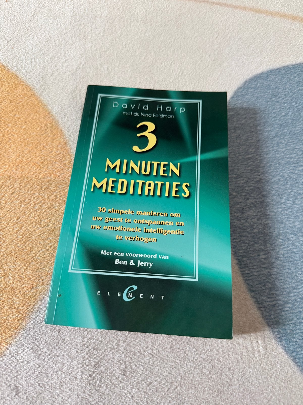 David Harp – Drie Minuten Meditaties (Paperback), Ophalen of Verzenden, Zo goed als nieuw, Overige onderwerpen, Achtergrond en Informatie