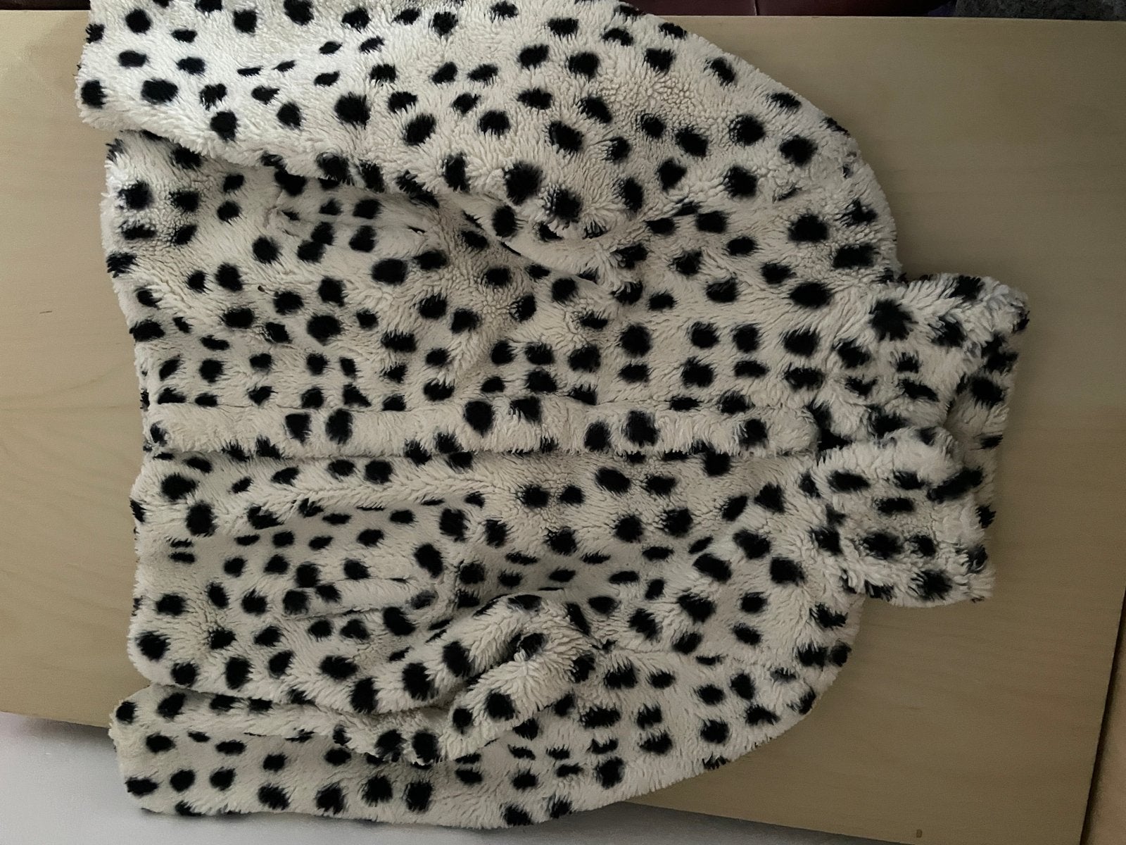 Hema Dalmatiër teddy bont Jasje voor Kinderen, Verzenden, Zo goed als nieuw, Meisje