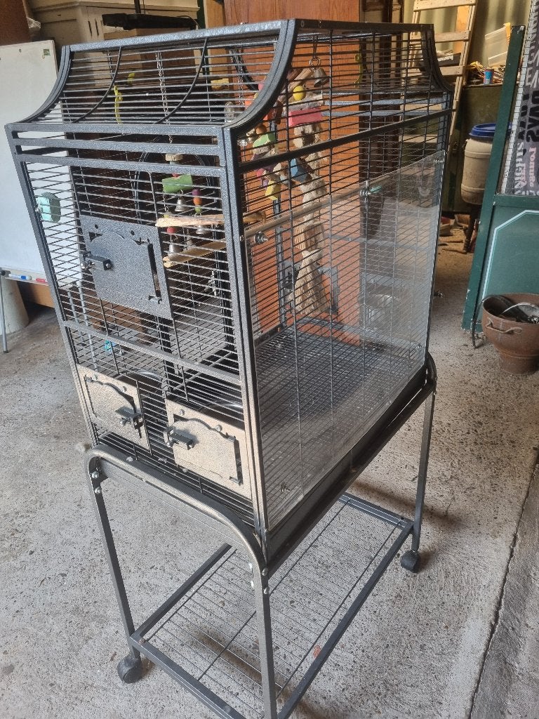 Vogelkooi, Ophalen, Zo goed als nieuw, Metaal, Vogelkooi