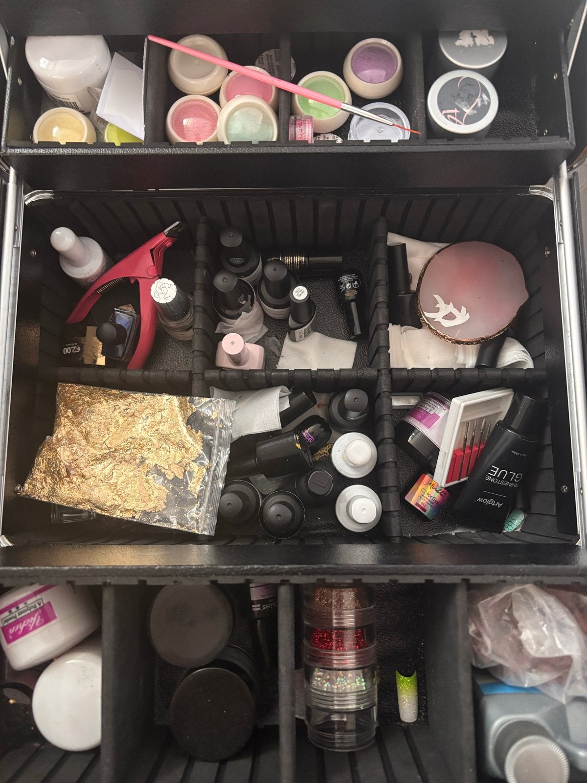 Nagelstudio Starterspakket in Leopard Koffer, Ophalen, Gebruikt, Overige typen