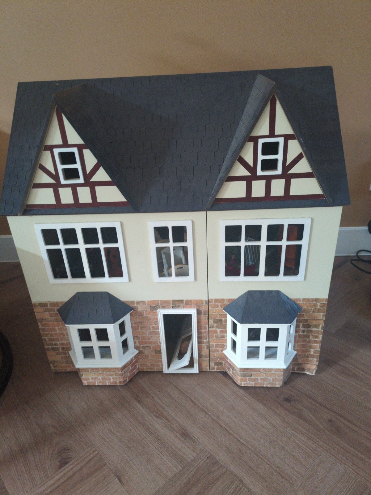 Groot houten poppenhuis, Ophalen of Verzenden, Gebruikt, Poppenhuis