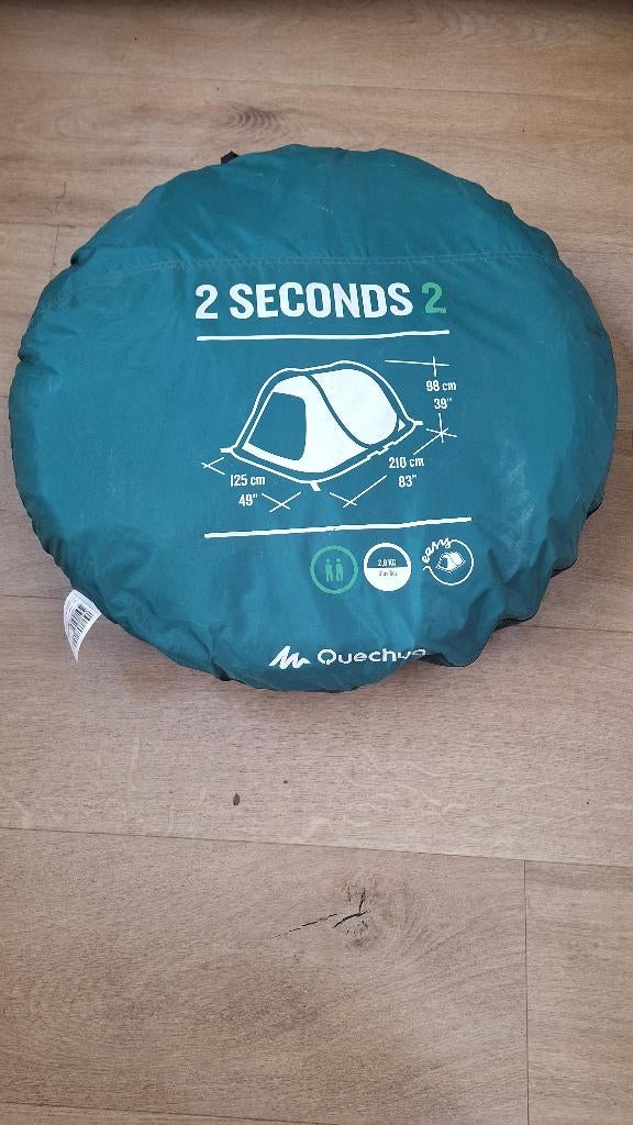 Pop up tent Quechua - 2 personen - Decathlon, Caravans en Kamperen, Tenten, Ophalen of Verzenden, Gebruikt, Tot en met 2