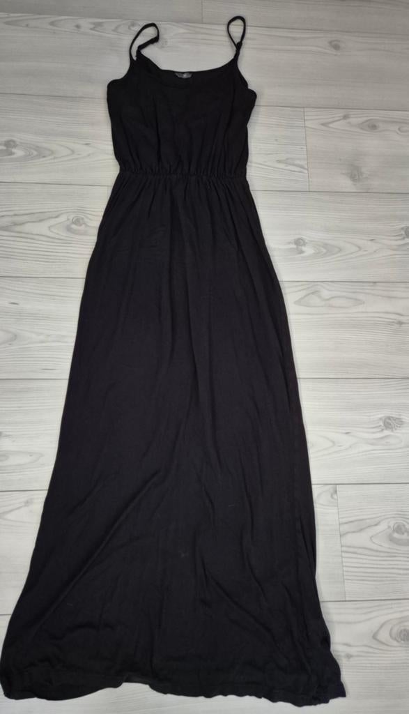 zwarte basic zomerjurk goed model 38, Verzenden, Zo goed als nieuw, Maat 38/40 (M), Zwart