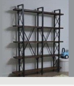 Stijlvolle Boekenkast Metaal en Hout - 180x150x25 cm, Ophalen of Verzenden
